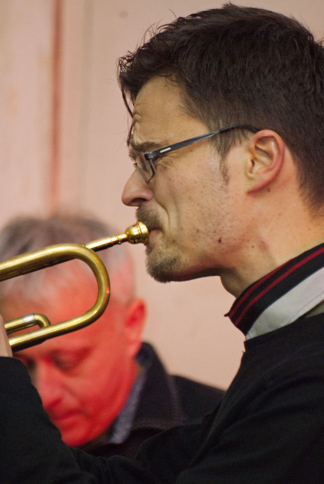 Steven with the trumpet